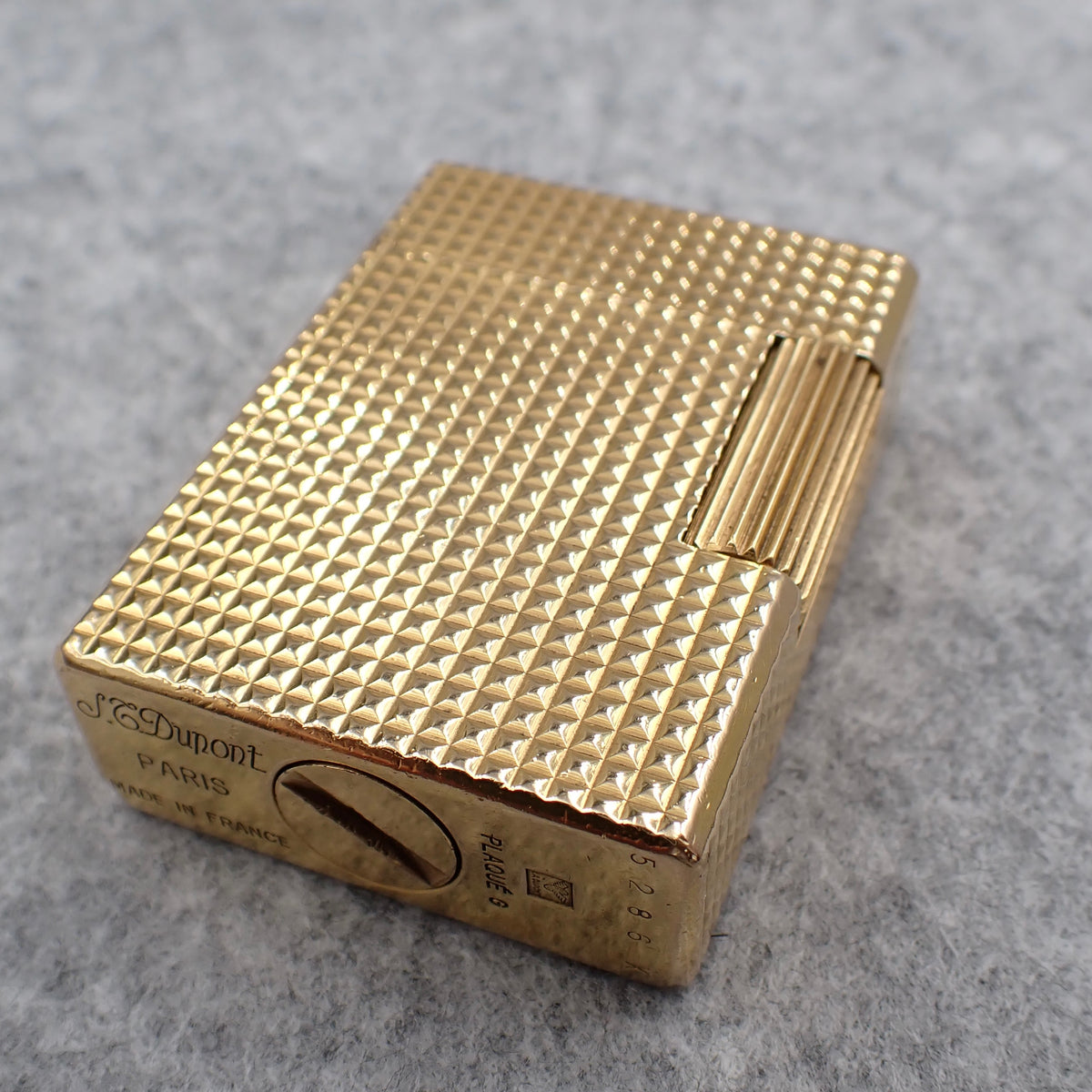 Briquet S.T. Dupont Paris – Plaqué or
