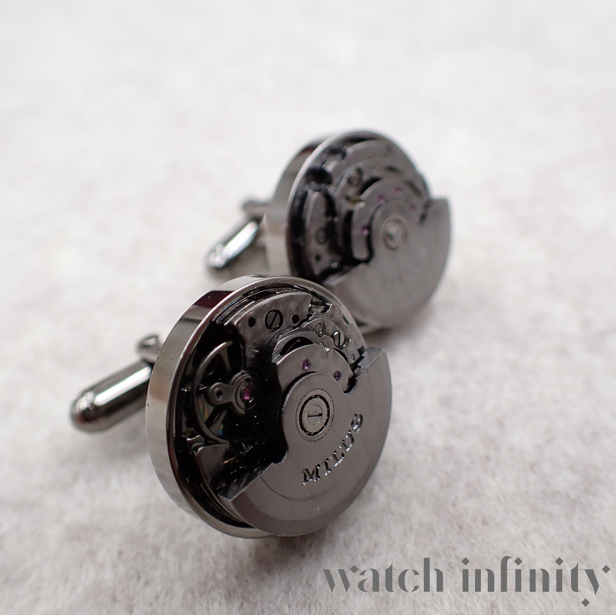 Milus, pair of cufflinks