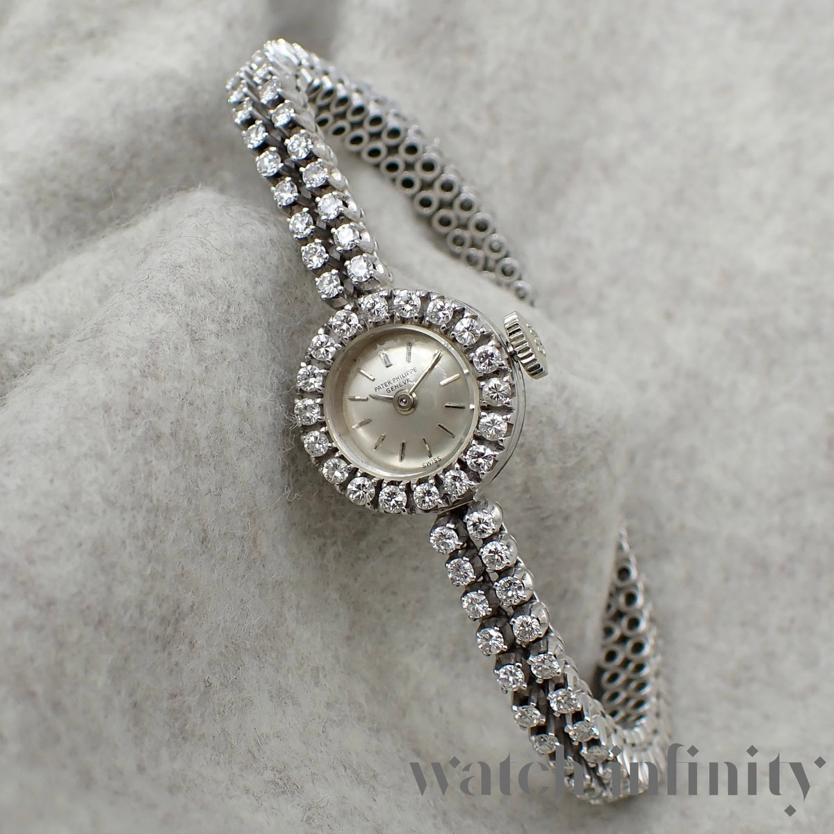 Patek Philippe, montre-bracelet or gris 750
