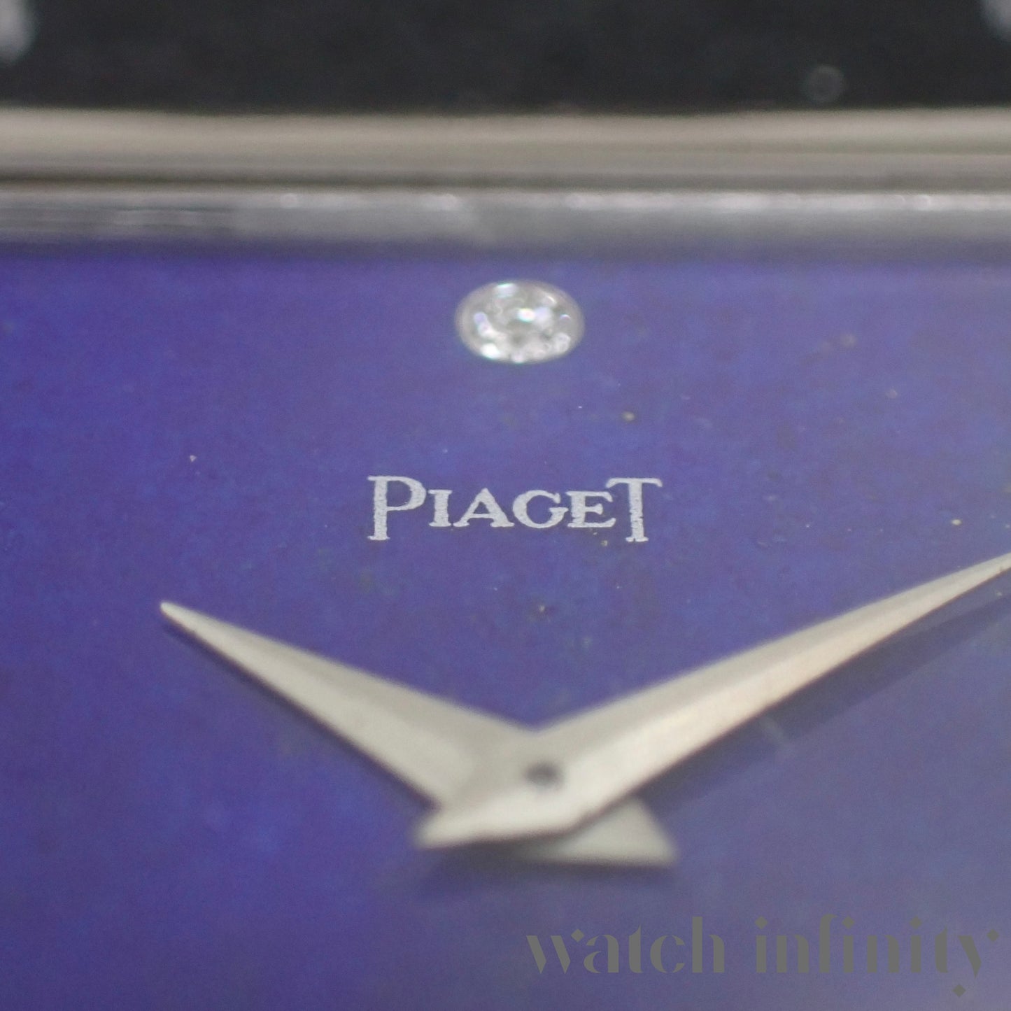 Piaget, réf. 9150, or gris 750 et cadran en lapis-lazuli